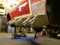 Fiat Dino Spider 2400 repair work